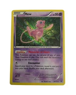 Pokemon TCG Mew 29/124 Holo Fates Collide (MINT) - Image 1