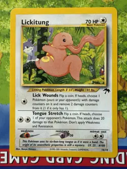 Pokemon Lickitung Southern Island PROMO 16/18 Near Mint - Image 1