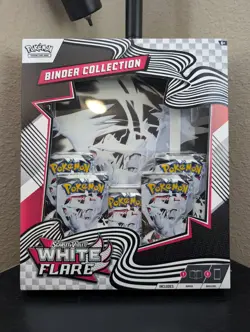 Pokemon TCG SV10.5 White Flare Binder Collection Box - Scarlet & Violet - Sealed - Image 1