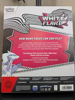 Pokemon TCG SV10.5 White Flare Binder Collection Box - Scarlet & Violet - Sealed - Image 2