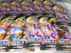 Rebel Clash Sleeved Booster Pack - 1x NEW English Factory Sealed Pokemon - Image 2