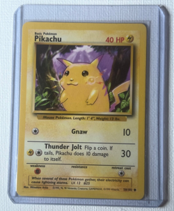 Pikachu 58/102 Pokemon base set 1999 Wizards of the Coast Vintage collectible - Image 1