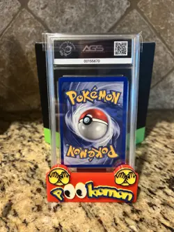2000 POKEMON CLEFAIRY SWIRL HOLO BASE II 6/130 AGS 7.5 - Image 2