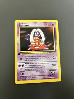 Jynx (Rossana) 31/102 German Base Set First Edition Pokemon TCG - LP - Image 1