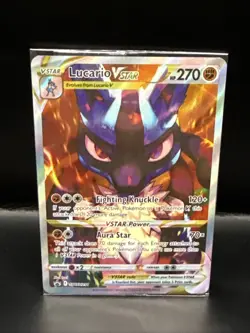 Pokemon TCG Lucario VSTAR SWSH291 Sword & Shield Promo Holo Card, Sealed - Image 1