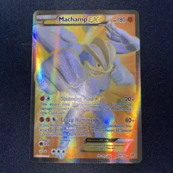 Pokemon TCG: Machamp EX 90/98 XY Ancient Origins Holo Full Art Ultra Rare NM - Image 1