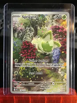 Sprigatito - 196/193 Paldea Evolved Illustration Rare Pokemon - Image 1