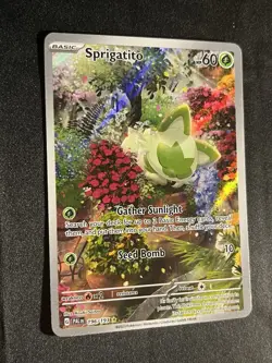 Sprigatito - 196/193 Paldea Evolved Illustration Rare Pokemon - Image 3