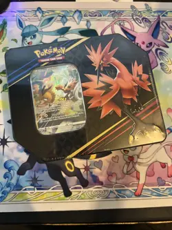 Pokemon TCG Crown Zenith Galarian Zapdos Tin-Brand New/Factory Sealed (5 Packs) - Image 1