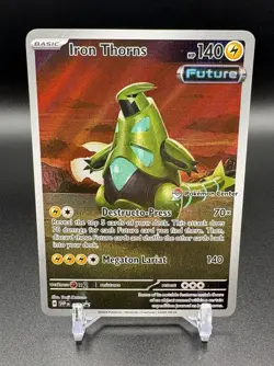 Pokemon TCG: Scarlet & Violet Promo - Iron Thorns SVP 098 Pokemon Center Stamp - Image 1
