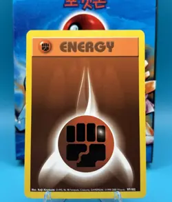 Pokemon TCG Fighting Energy Korean Base Set 97/102 Regular Unlimited Common - Image 1