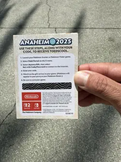 Pokemon Worlds Anaheim 2025 Toedscruel Code - Image 2