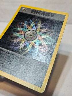 Rainbow Energy 17/82 Holo Rare Unlimited Team Rocket Pokemon 7306 - Image 3
