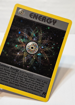 Rainbow Energy 17/82 Holo Rare Unlimited Team Rocket Pokemon 7306 - Image 4