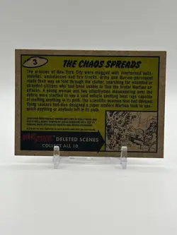 Mars Attacks Heritage Deleted Scenes Chase Card #3 - Image 2