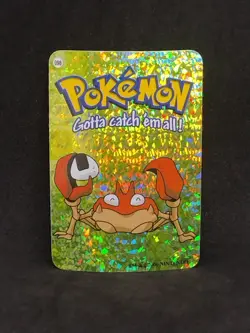 Pokemon Card - Krabby #098 - Vending Machine - Holo Prism Sticker - Image 1