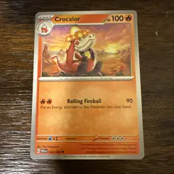 Crocalor 024/182 Paradox Rift Regular Uncommon Pokemon Card - Image 1