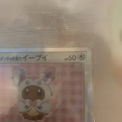 Poncho Wearing Eevee Sylveon 144/SM-P PROMO Sealed MINT Pokemon Card Japanese - Image 3