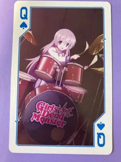 Anime Angels Beats Playing Card Queen of Spades Miyuki Irie 2010 Japanese F/S - Image 2