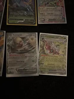 Pokemon Card Lot of 9 Ex and V Holos - Image 4