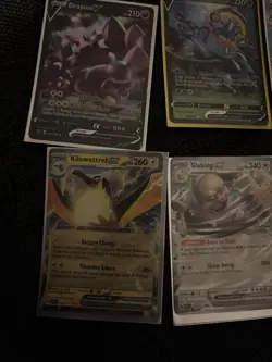 Pokemon Card Lot of 9 Ex and V Holos - Image 5