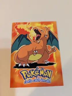 Pokemon Charizard E6 Of 12 Topps 1999 Series 1 Blue Logo Card Stage 3 - Image 1