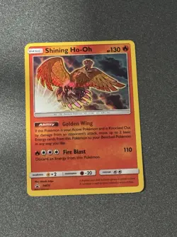 Pokemon TCG Shining Ho-Oh SM70 Holo Card SM Promos - Image 1