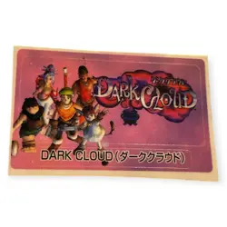 Sony PlayStation 2 Ps2 Dark Cloud Promo Memory Card Sticker - Image 1