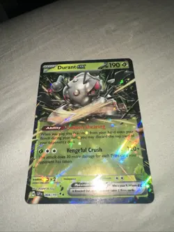 Durant EX 004/191 Surging Sparks Double Rare TCG Pokemon Card Printing ERROR - Image 1