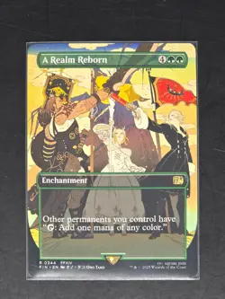 A Realm Reborn Borderless 0344 Final Fantasy MTG Magic NM/M - Image 1