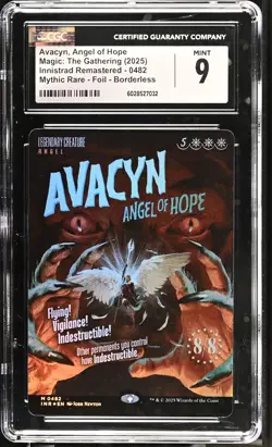 AVACYN, ANGEL OF HOPE Innistrad Remastered Movie Poster Foil CGC 9 MTG - Image 1