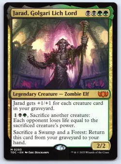 Jarad, Golgari Lich Lord - Commander Tarkir Dragonstorm - MTG - Magic Near Mint - Image 1