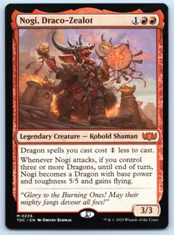 Nogi, Draco-Zealot - Commander Tarkir Dragonstorm - MTG - Magic - Near Mint - Image 1