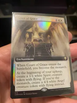 Court of Grace (Extended Art) -Foil Near Mint MTG Commander Legends - Image 1