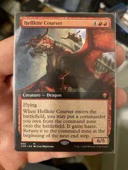 MTG Commander Legends Hellkite Courser Extended Art - Image 1