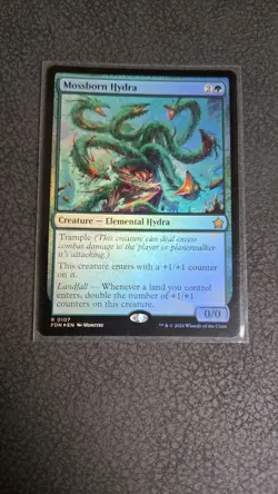 [MTG] Mossborn Hydra - [Foil] - Foundations - NM - #107 - Image 1