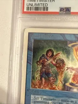 Magic the Gathering MTG Unlimited Timetwister PSA 4 Nicely Centered Undergraded - Image 4