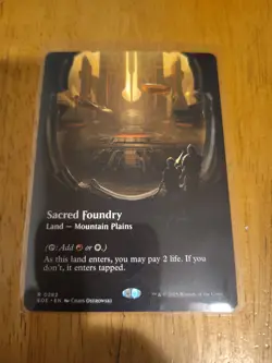 MTG Sacred Foundry (Borderless) Edge of Eternities Regular - Image 1
