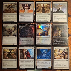 12x Angel MTG Cards Serra Angel Firja Judge of Valor Showcase Foil Radiant LOOK! - Image 1