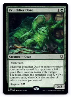 Printlifter Ooze NM Commander: Murders at Karlov Manor 0040 MTG Regular - Image 1