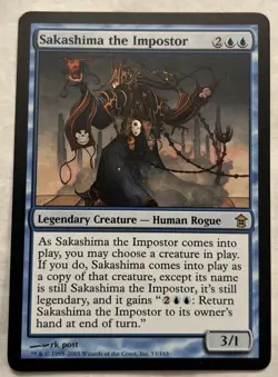Sakashima the Impostor NM The List Reprints Saviors of Kamigawa 53 MTG Reg rare - Image 1