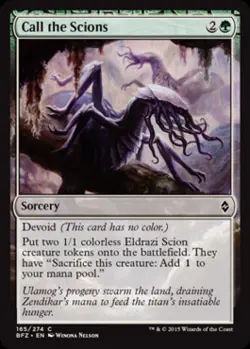Call the Scions - Light Play MTG Battle for Zendikar - Image 1