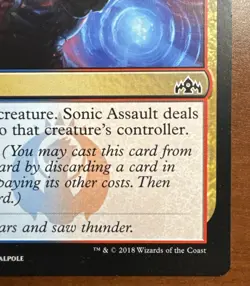 MTG Magic the Gathering Sonic Assault (199/291) Guilds of Ravnica NM - Image 4