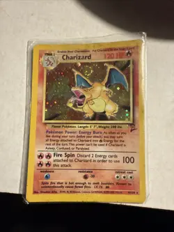 1995 Pokemon TCG Charizard Base Set 2 4/130 Holo Ungraded - Image 1