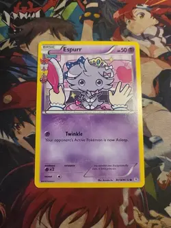 2016 POKEMON ESPURR RC14/RC32 GENERATIONS RADIANT COLLECTION NON-HOLO REGULAR LP - Image 1