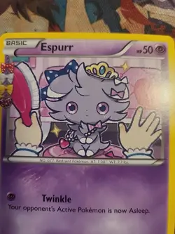 2016 POKEMON ESPURR RC14/RC32 GENERATIONS RADIANT COLLECTION NON-HOLO REGULAR LP - Image 5