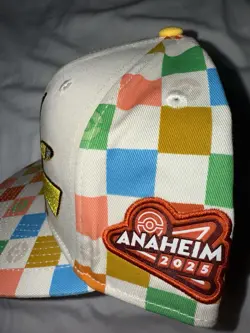 Pokemon Anaheim Worlds 2025 Exclusive Pikachu logo Baseball Hat In Hand - Image 2