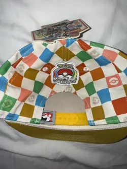 Pokemon Anaheim Worlds 2025 Exclusive Pikachu logo Baseball Hat In Hand - Image 3