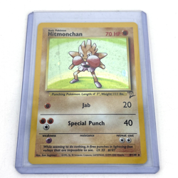 Pokemon TCG Hitmonchan Rare Holo Pokemon Base Set 2 8/130 2000 Unplayed - Image 1