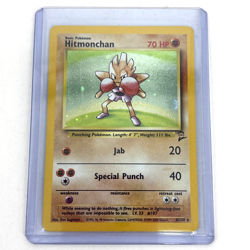 Pokemon TCG Hitmonchan Rare Holo Pokemon Base Set 2 8/130 2000 Unplayed - Image 2